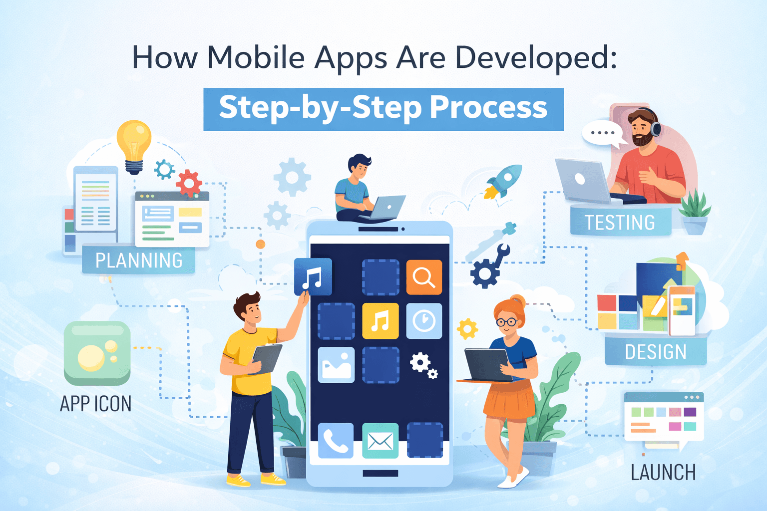 How Mobile Apps Are Developed: Step-by-Step Process